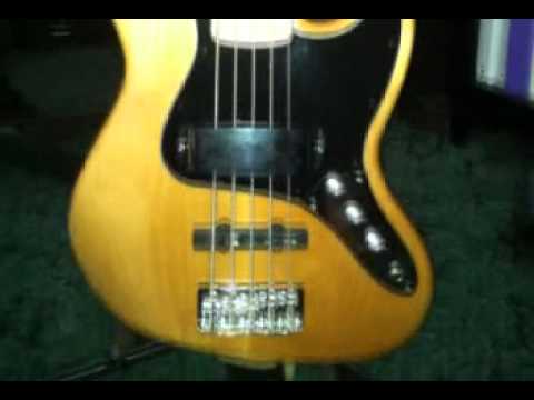 Squier Vintage Modified 5 String w/ John East J retro preamp