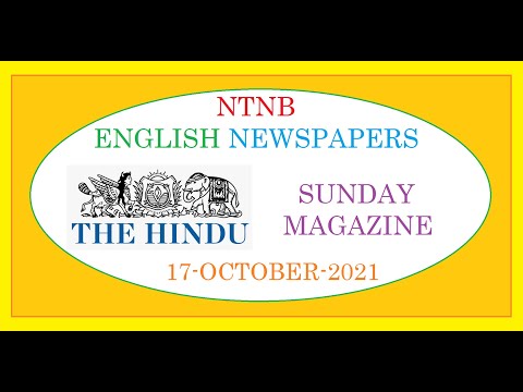 THE HINDU SUNDAY MAGAZINE 17 OCTOBER 2021