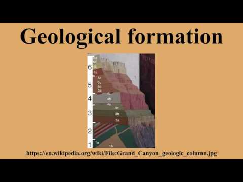Geological formation
