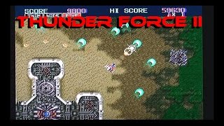 Thunder Force II on Mega Drive. Played badly + commentary
