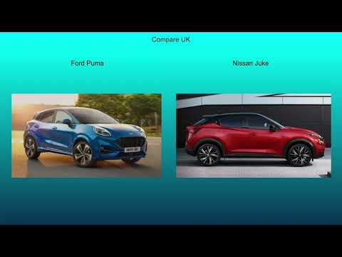 2020 Ford Puma vs 2021 Nissan Juke - Technical Data Comparison