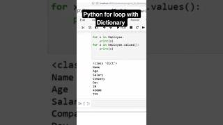 Master Python Dictionaries with For Loops #python #ai