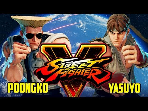 Poongko (Guile) Vs Yasuyo (Ryu) | Street Fighter V | 1080p 60FPS | Great High-Level Ranked Match!