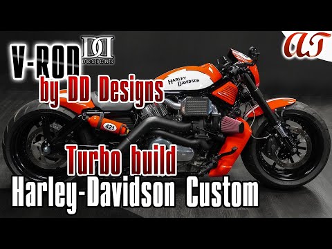 Harley-Davidson V-ROD Custom by DD Designs: TURBO BUILD * A&T Design