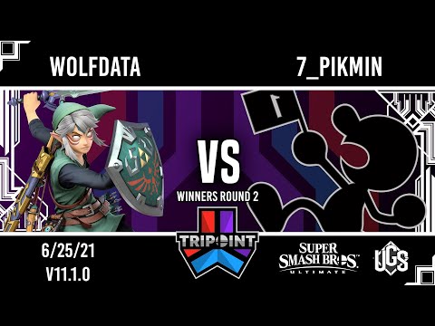 Tripoint Smash 102 - Winners Round 2 - Wolfdata(Link) Vs. 7_Pikmin(Mr Game and Watch)