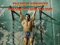 8 week transformation | 12 | Training intensity, frequency and volume
