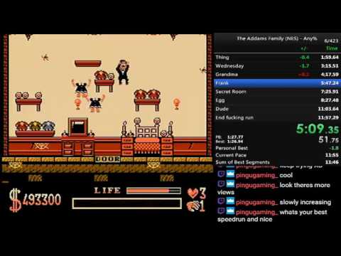 Addams Family(NES) - 11:55 [Obsolete Record]