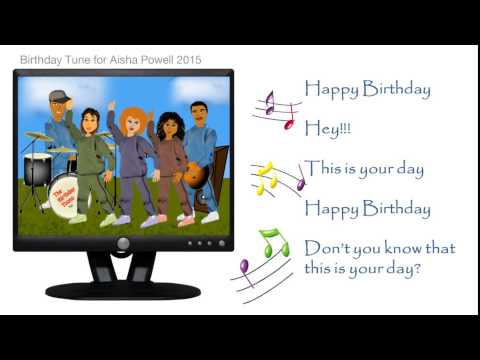 Aisha Powell Happy Birthday Tune 2015