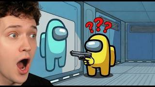 Playing MECCHA CHAMELEON In Among Us!