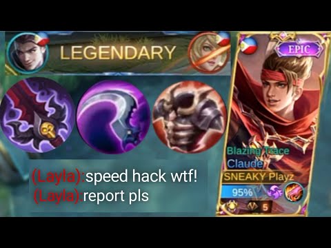 Claude Movement Speed Hack is BROKEN! | They Call Me a CHEATER! | Must Try Build -MLBB