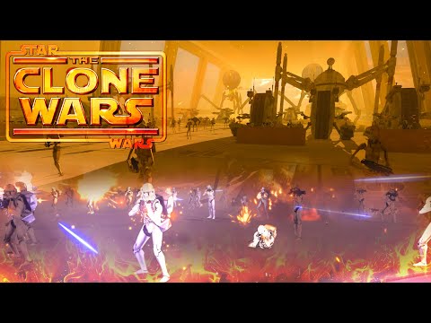 Star Wars the Clone Wars - Death Tunnel Defense - Clone Army Assault | Cinematic Short Fan Film