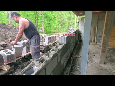 Rebuilding & Waterproofing a Block Wall For Active Military Personnel - Salisbury Mills, NY