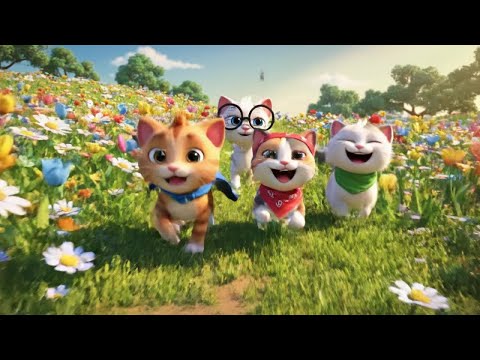 Kitten Heroes Save Scared Friend! 🐱💙 The Great Rescue - Episode 1 | Kids Cartoon