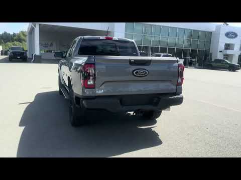 2025 Ford Ranger LARIAT 4WD SuperCrew 5' Box in Gray for sale at Van Isle Ford Sales Ltd. in Port Alberni, BC