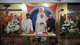 Bendición de la ampliación del Columbario parroquial