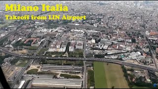 preview picture of video 'Decolagem de Milano, Italia / Milano Italy Takeoff'