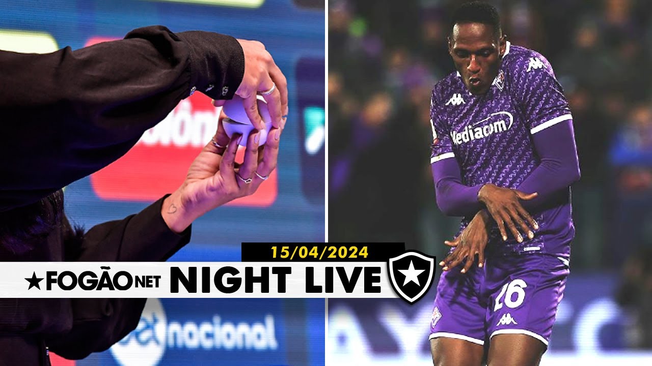 NIGHT LIVE | Botafogo mira Mina, sorteio da Copa do Brasil e as últimas notícias