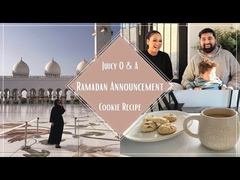 SURPRISE!! DAILY RAMADAN VLOGS!! FAMILY Q&A!! DELISH CHOCOLATE CHIP COOKIES | RAMADAN Diaries