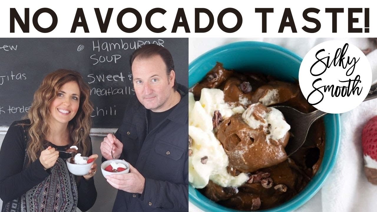 Keto Avocado Chocolate Pudding