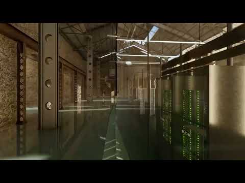 DAEDALUS supercomputer of GRNET at the Lavrion Technological Cultural Park of the NTUA (animation)