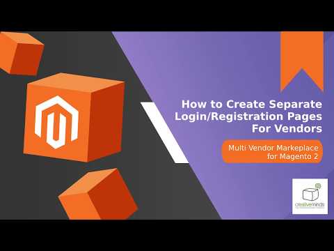 How to Create Separate Login/Registration Pages For Vendors in Magento 2
