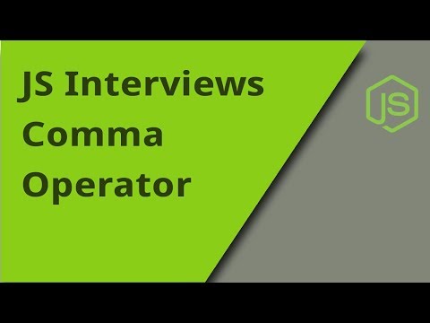 JS Interview Comma Operator Question 30
