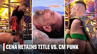 ESPN Seth Rollins costs CM Punk the championship vs JohnCena