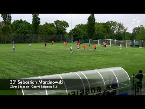 20250518 Okręt Szczecin - Czarni Szczecin 1:3 (1:2) skrót spotkania