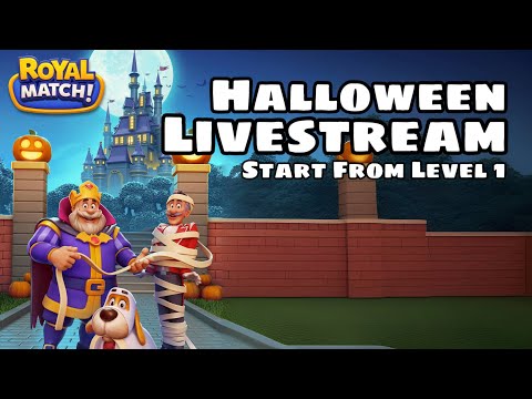 [LIVE] ROYAL MATCH HALLOWEEN START FROM LEVEL 1