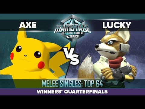 Axe vs Lucky - Winners' Quarterfinals: Melee Singles Top 64 - Mainstage | Pikachu vs Fox