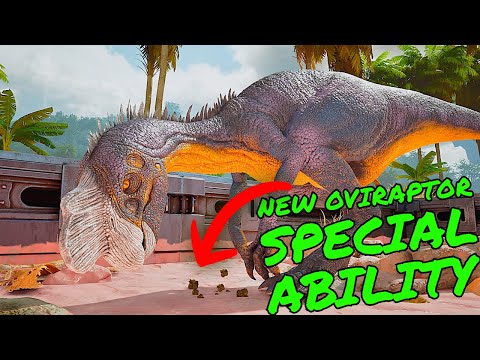 OVIRAPTOR NEW SECRET ABILITY!!!! Ark Survival Ascended Huge New Oviraptor Trick!!!