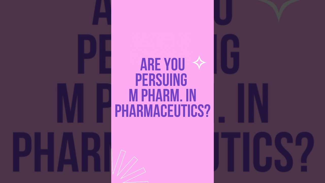 M. Pharm (Pharmaceutics) Full Syllabus | Modern Pharmaceutics, Drug Delivery, Regulatory Affairs etc