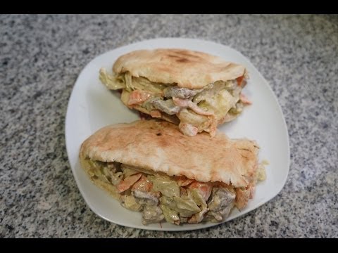 Shawarma de ternera casero