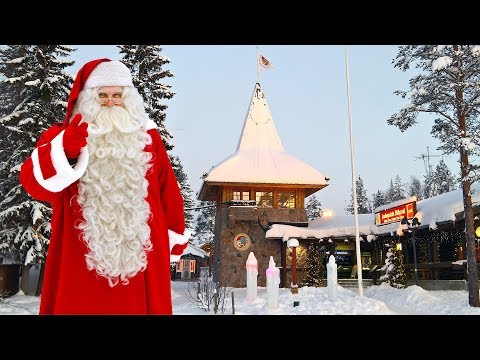 Introduction du Village du Père Noël Laponie Finlande 🦌🎅 Message du Papa Noël Rovaniemi Santa Claus