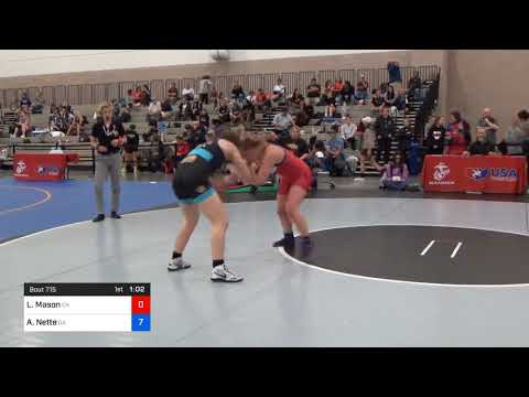 59 Kg Rr Rnd 2 Lauren Mason Team California Vs Abby Nette Team Georgia