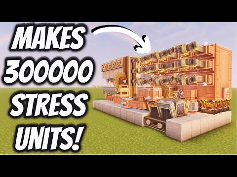 This Steam Engine Makes 294912... Here's How I Made It | Minecraft Create Mod Tutorial