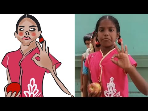 Apple Apple Red Red Apple Drawing Meme 🤣 | kids song meme