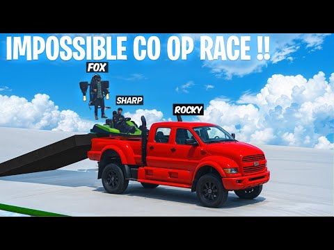 Impossible CO OP Race !! | GTA 5 Funny Moments - Black FOX