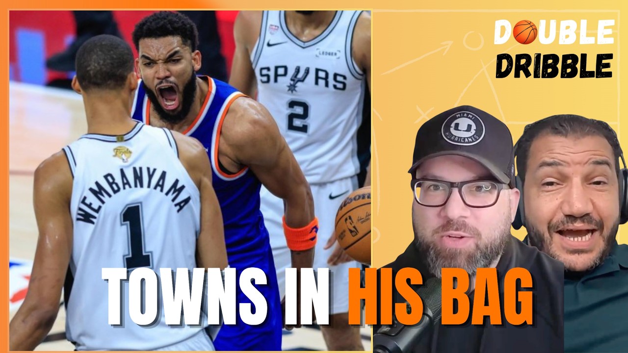 Knicks Up 2-0, Spurs Adjustments For Game 3, and Karl-Anthony Towns Love | Double Dribble