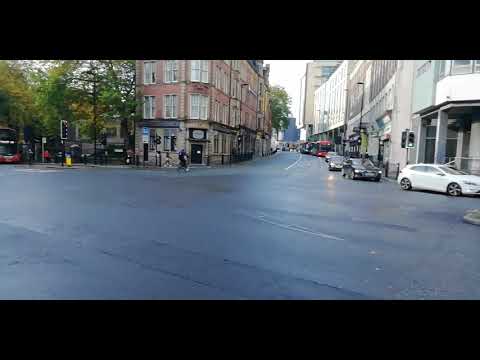 Go North East X84 and Stagecoach X82 heading to Eldon Square (20/10/2020)