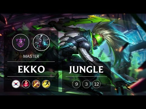 Ekko Jungle vs Kha'Zix - KR Master Patch 9.3