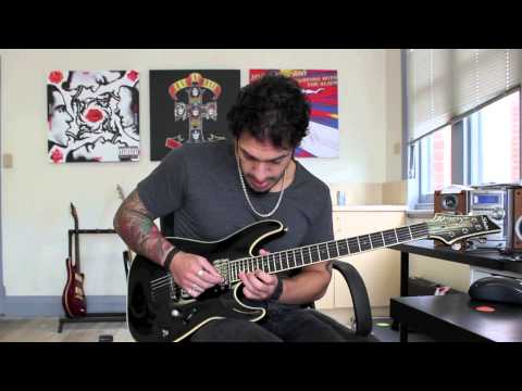 How to play 'Ride The Lightning' by Metallica Guitar Solo Lesson w/tabs pt1