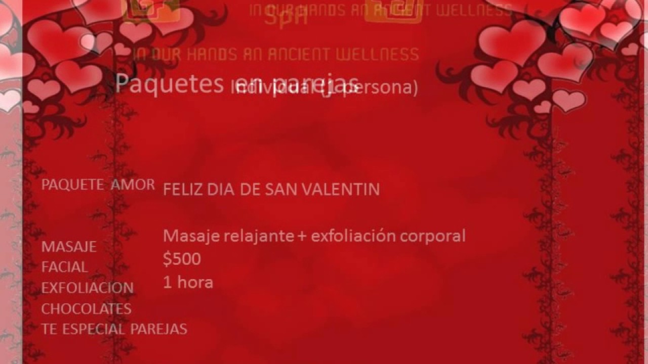 CERTIFICADOS DE REGALO SPA PARA EL 14 DE FEBRERO