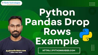 How to drop rows in Python Pandas | Python Pandas Drop Rows Example