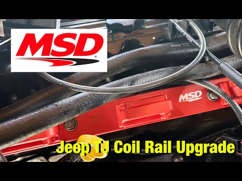 Jeep TJ // MSD Performance Coil Rail Upgrade