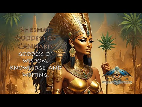 Seshat the Queen of Cannabis  #Seshat #QueenOfCannabis #CannabisCulture #CannabisGoddess