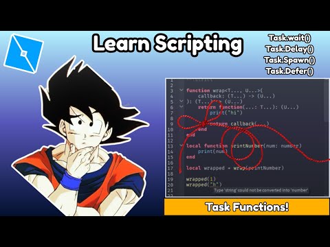 Task Functions Task Spawn Task Delay Task Defer Task Wait Roblox Scripting Tutorial Guide
