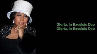 Angels We Have Heard On High by Aretha Franklin (Lyrics)