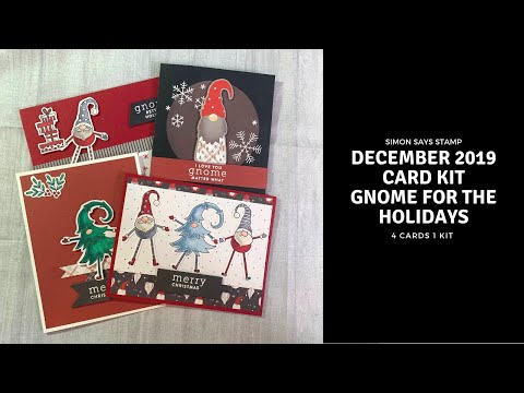 SSS December 2019 Card Kit | 4 cards 1 kit