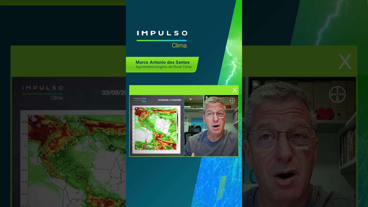 Sul do Brasil recebe muita chuva devida à nova frente fria | Teaser Impulso Clima